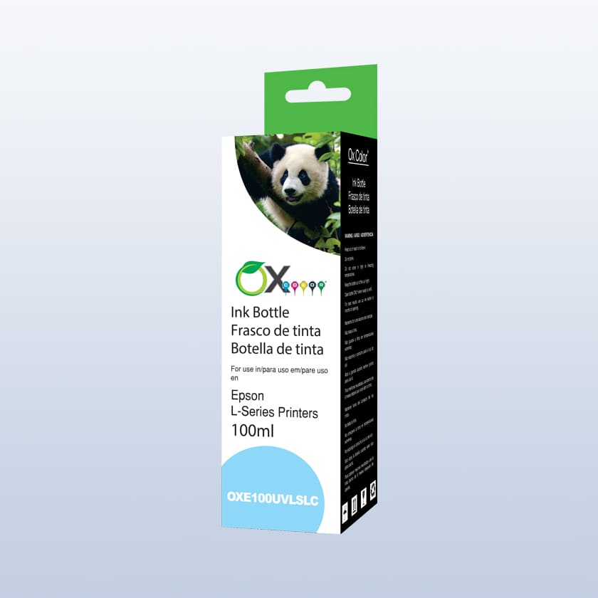 Tinta Compatible para Epson T664 UV Light Cyan