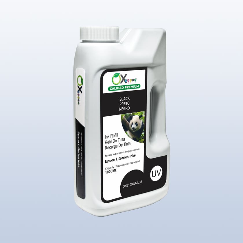 Tinta Compatible para Epson L-Series Black UV Litro