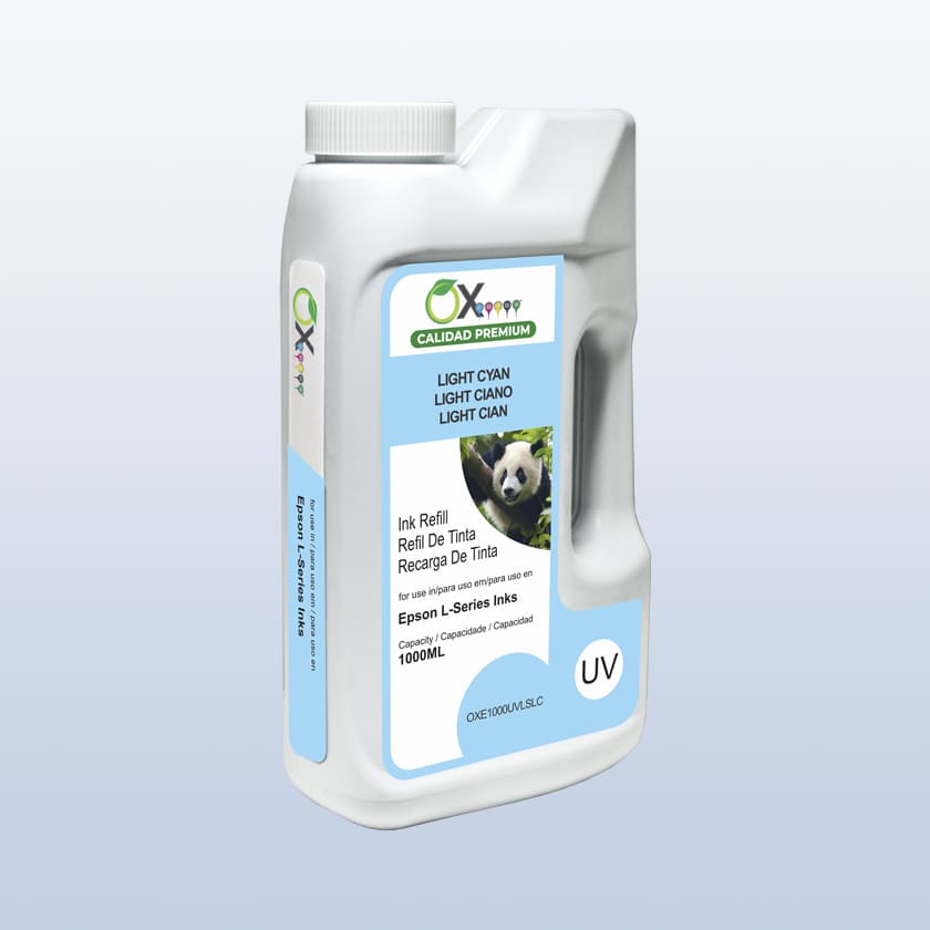 Tinta Compatible para Epson L-Series Light Cyan UV Litro
