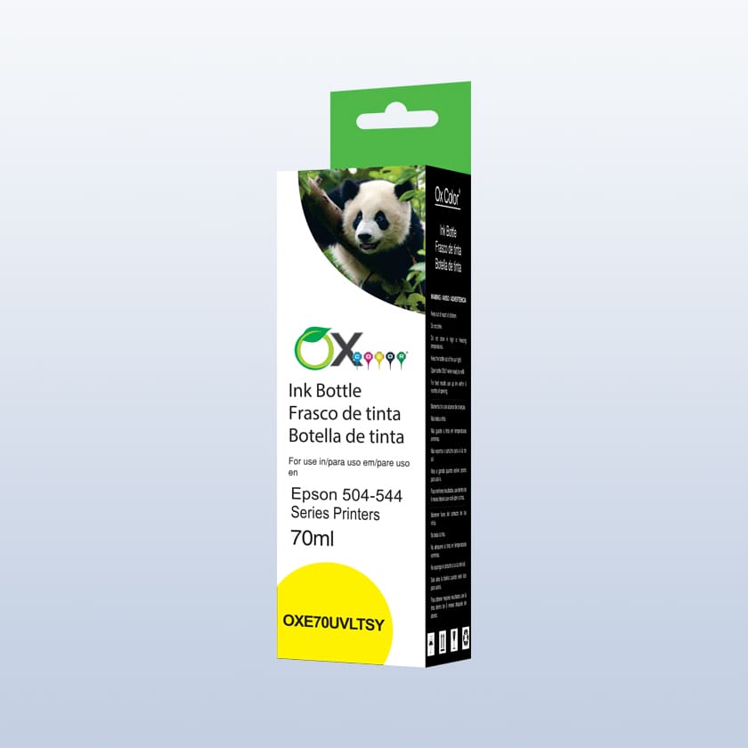 Tinta Compatible para Epson T544/504 UV Yellow 70ml